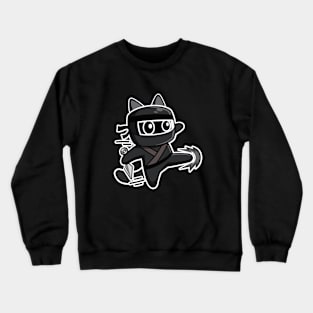 Cute Ninja Cat Crewneck Sweatshirt